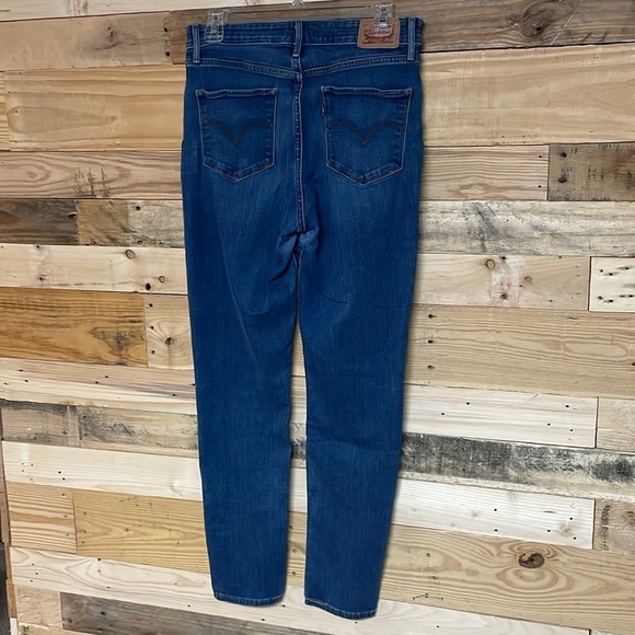 Levi Strauss & CO 721 high waist size 31 super skinny medium wash stretchy jeans - Picture 9 of 12